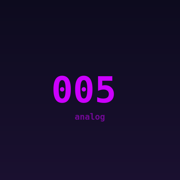 Cover: Analog ist auch digital